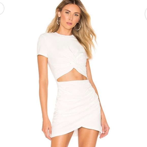 superdown Dresses & Skirts - Superdown Maureen White Dress XS Revolve Mini Tight